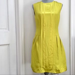 Nanette Lepore Love Spell chartreuse sheath dress